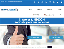 Tablet Screenshot of innovagestors.com